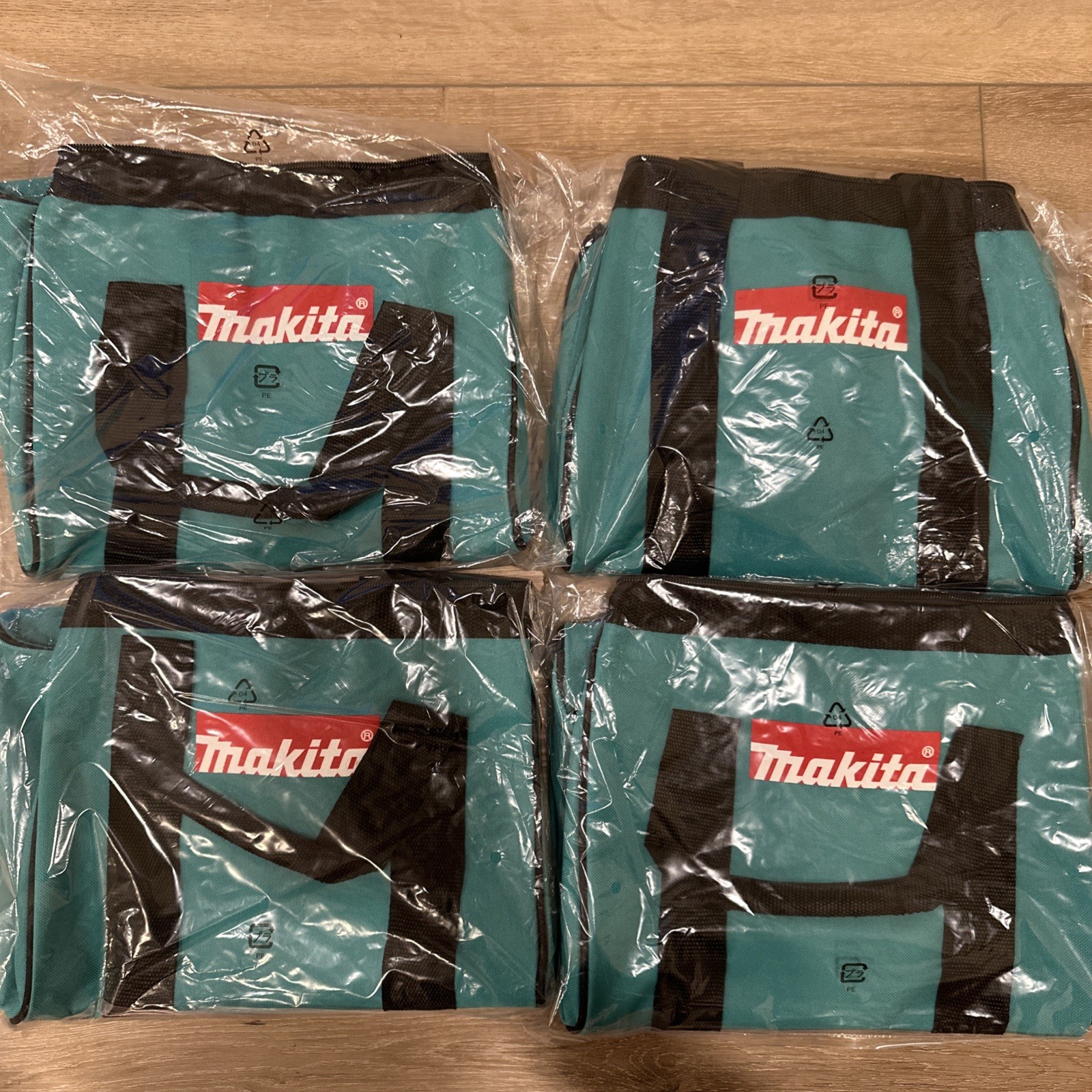(4)Makita Blue 11″x 9″ x 11″ Tool Bags / Case For 18V Drill, Grinder, Saw
