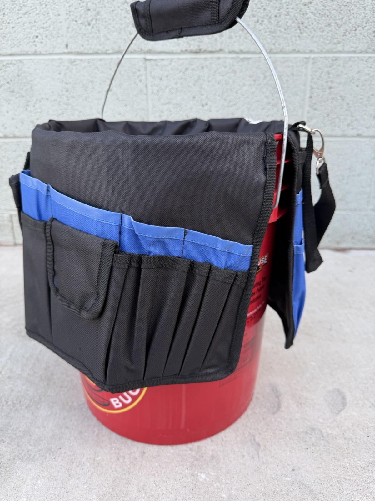 Snap On Tools 5 Gallon Bucket Caddy Tool Bag Storage Travel Case Snap-On Racing
