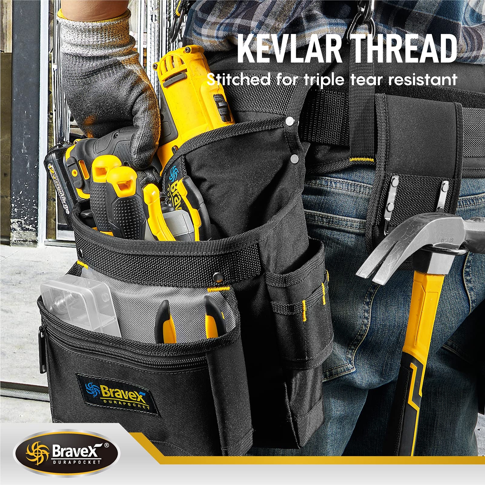 Bravex Tool Belt Suspenders Tool Vest Pro Ultra 20 Bags Ystyle Toolbelt 5 Combo