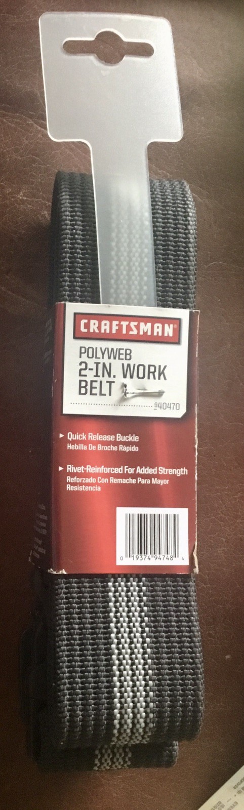 NEW CRAFTSMAN 2″ Nylon WORK TOOL BELT ONE SIZE FITS MOST 940470