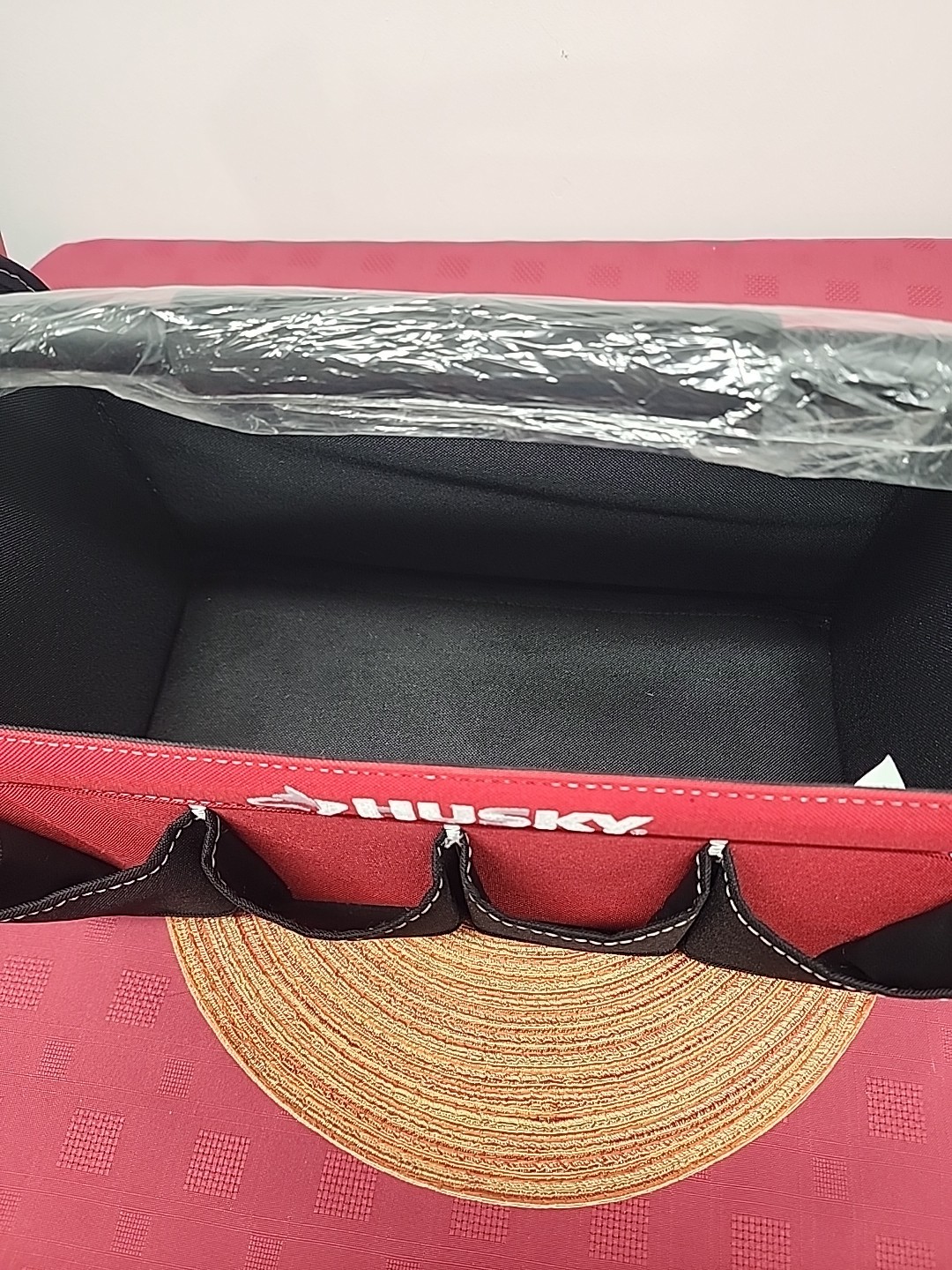 Home Depot~Husky 15 In. Open Top Tool Bag 10 Pockets Padded Handle New With Tags