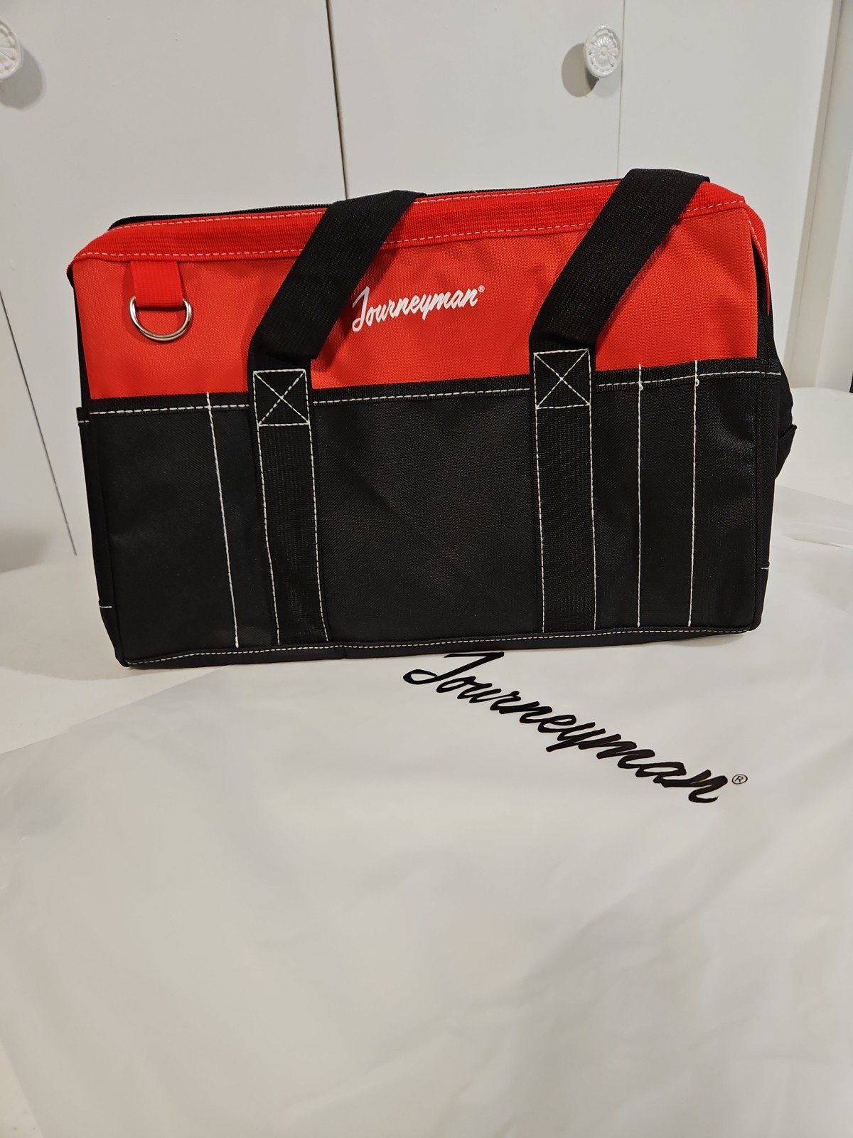 Journeyman Canvas Tool Bag Mechanic Electrician Technician Full Zip New In Bag
