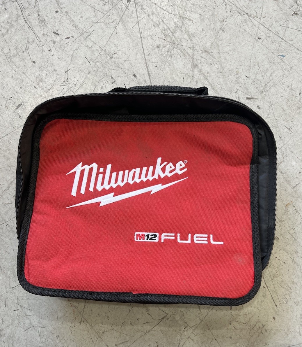 Milwaukee M12 Fuel Soft Case Tote Empty Tool Bag 12”x 9″ x 3” with straps