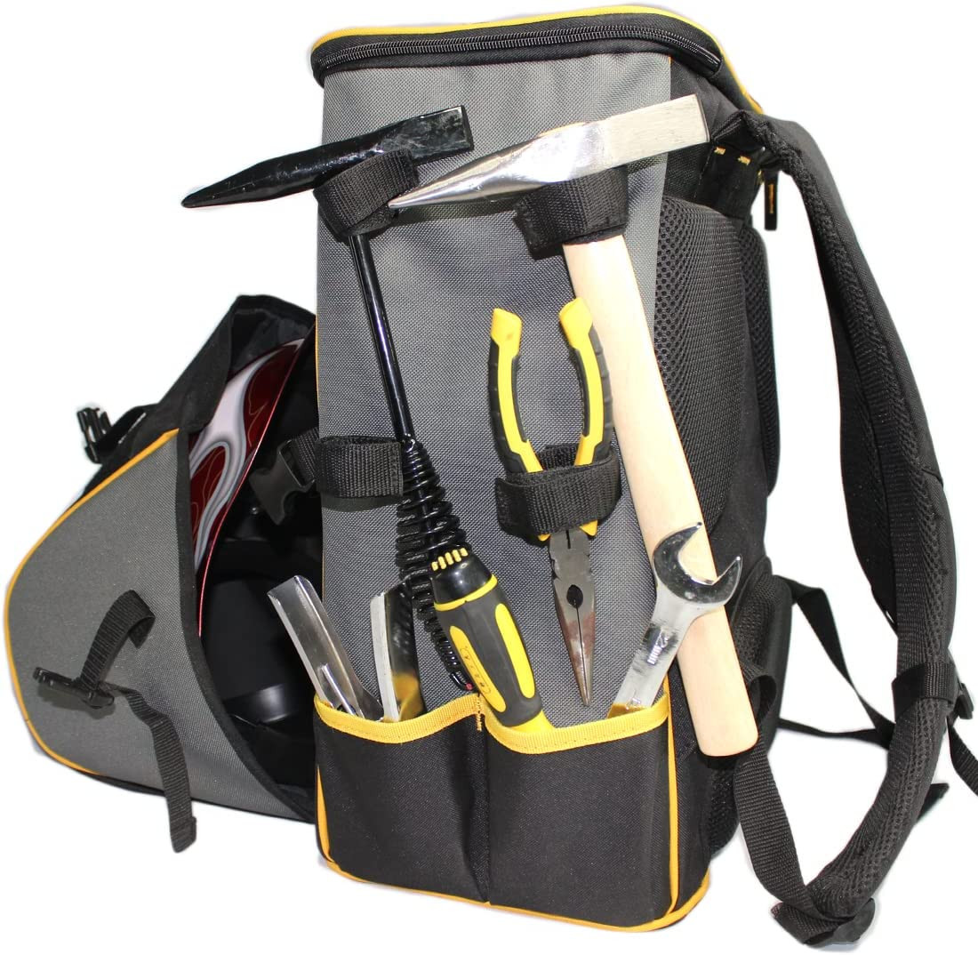 New Large Capacity Tactical Bag Welding Tools Gear Pack Helmet Catch Backpack…