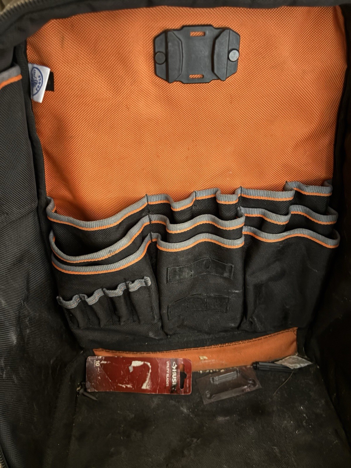 Klein Tools Tradesman Pro Tool Backpack Polyester Camo/Black/Orange