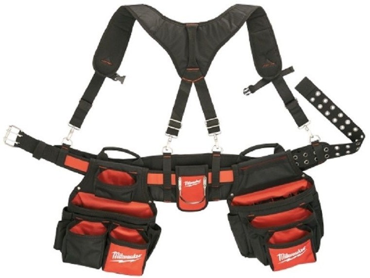 Milwaukee 48-22-8120 Contractor Work Belt w/ Suspension Rig