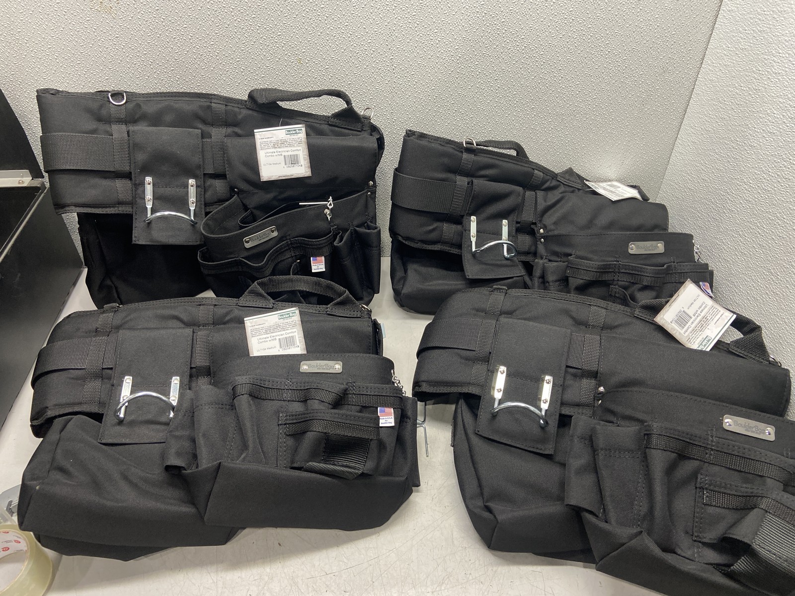 Lot of 4 Boulder Ultimate Electrician Comfort W/ Metal Buckle Medium ULT104