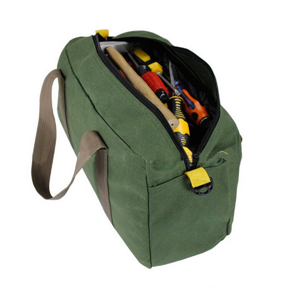 Waterproof Tool Pouch Bag Portable Storage Toolkit Hand Heavy Case Canvas Duty