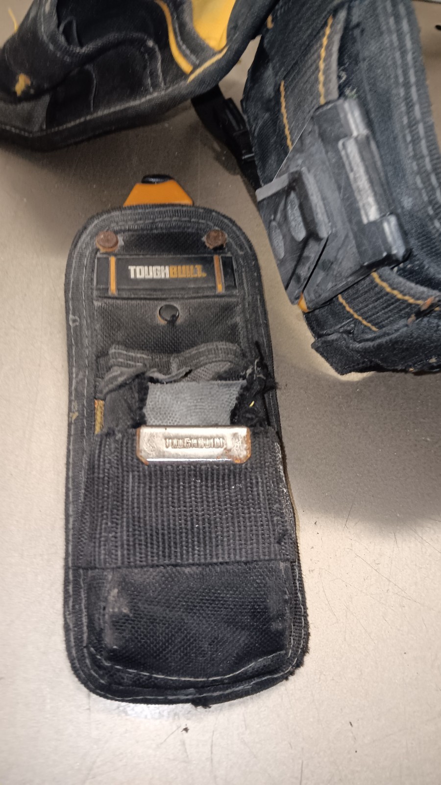 TOUGHBUILT Contractor Tools Pouch Belt and Cliptech Accessories Set 5pc
