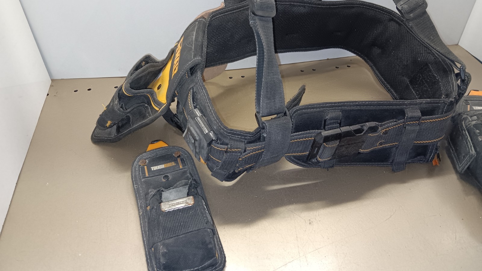 TOUGHBUILT Contractor Tools Pouch Belt and Cliptech Accessories Set 5pc
