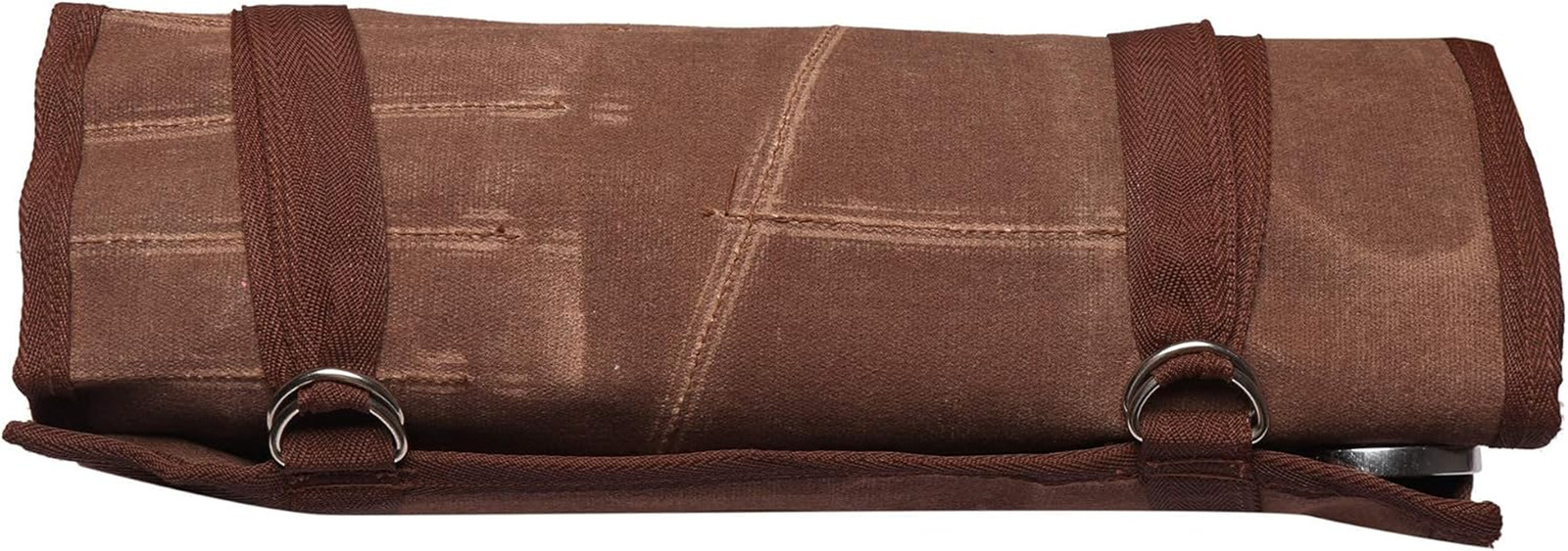 BULL TOOLS 26 Pocket Wrench Organizer Roll-Up Bag Handcrafted Waxed Canvas Tool