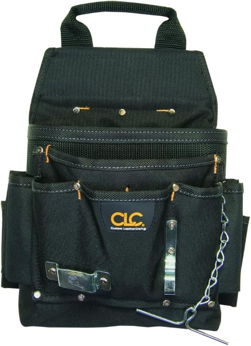 CLC 5505 Professional Electrician’S Tool Pouch, Ballistic Poly, 12Pocket , Blac
