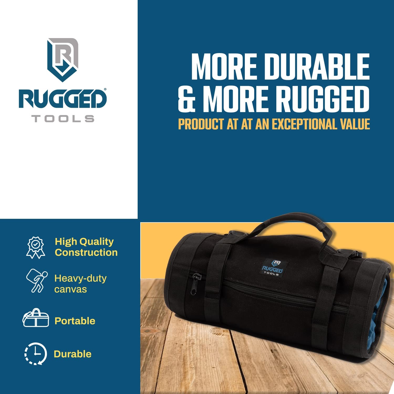 Rugged Tools – – Bag Pouch For Electrician Hvac Plumber Carpenter Or