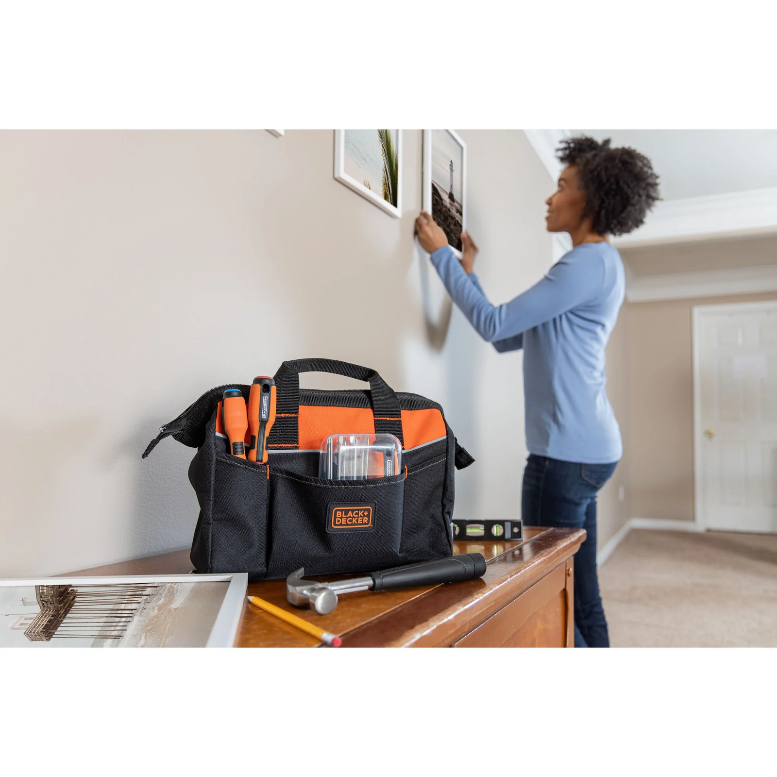 BLACK+DECKER Tool Bag, 16-Inch – BDST500002APB