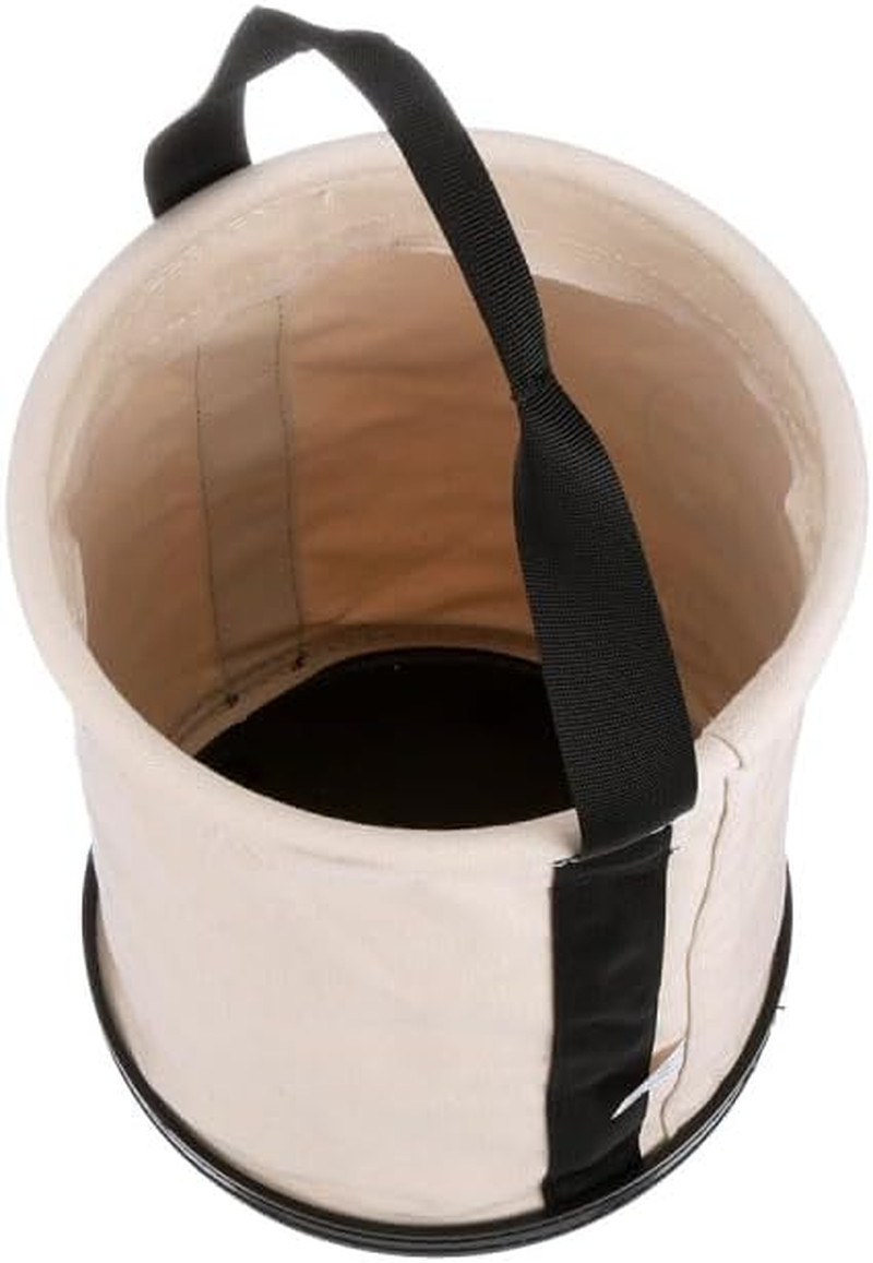 Klein Tools 5109 Canvas Bucket, Wide-Opening Straight-Wall Tool Bucket Is Made o