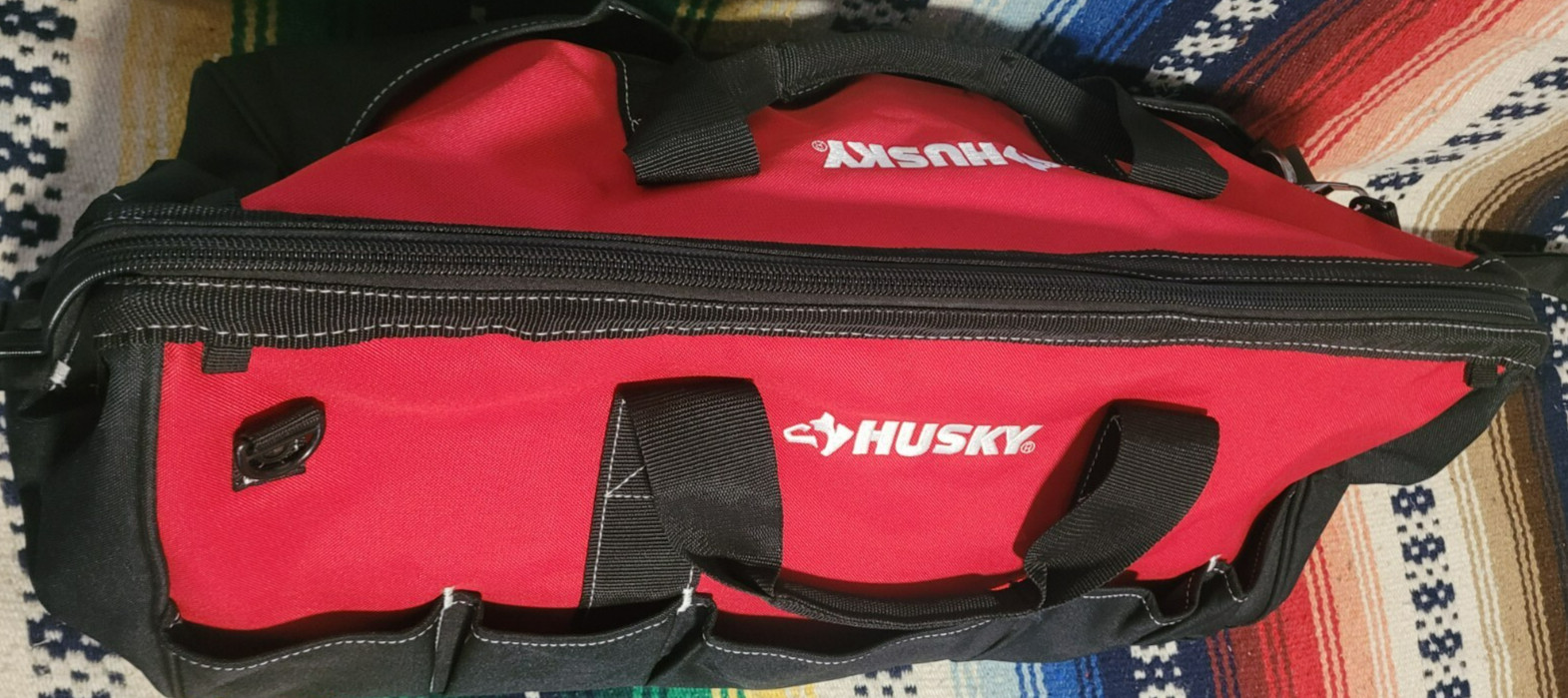 24″ Water-Resistant Contractor Tool Bag with Shoulder Strap