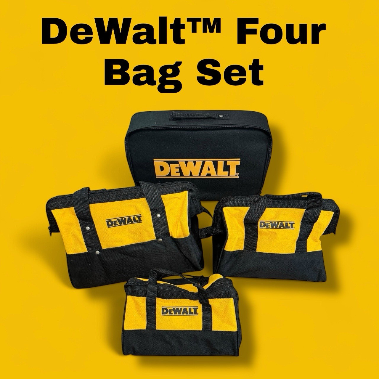 Dewalt Four Tool Bag Set