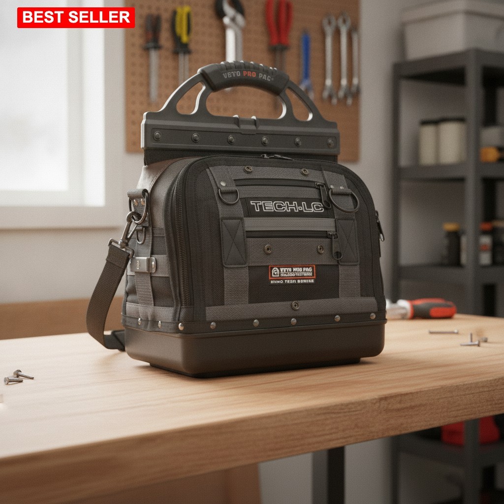 Tool Bag 17L Capacity Waterproof Nylon 14x14x10 Inches with Multiple Pockets