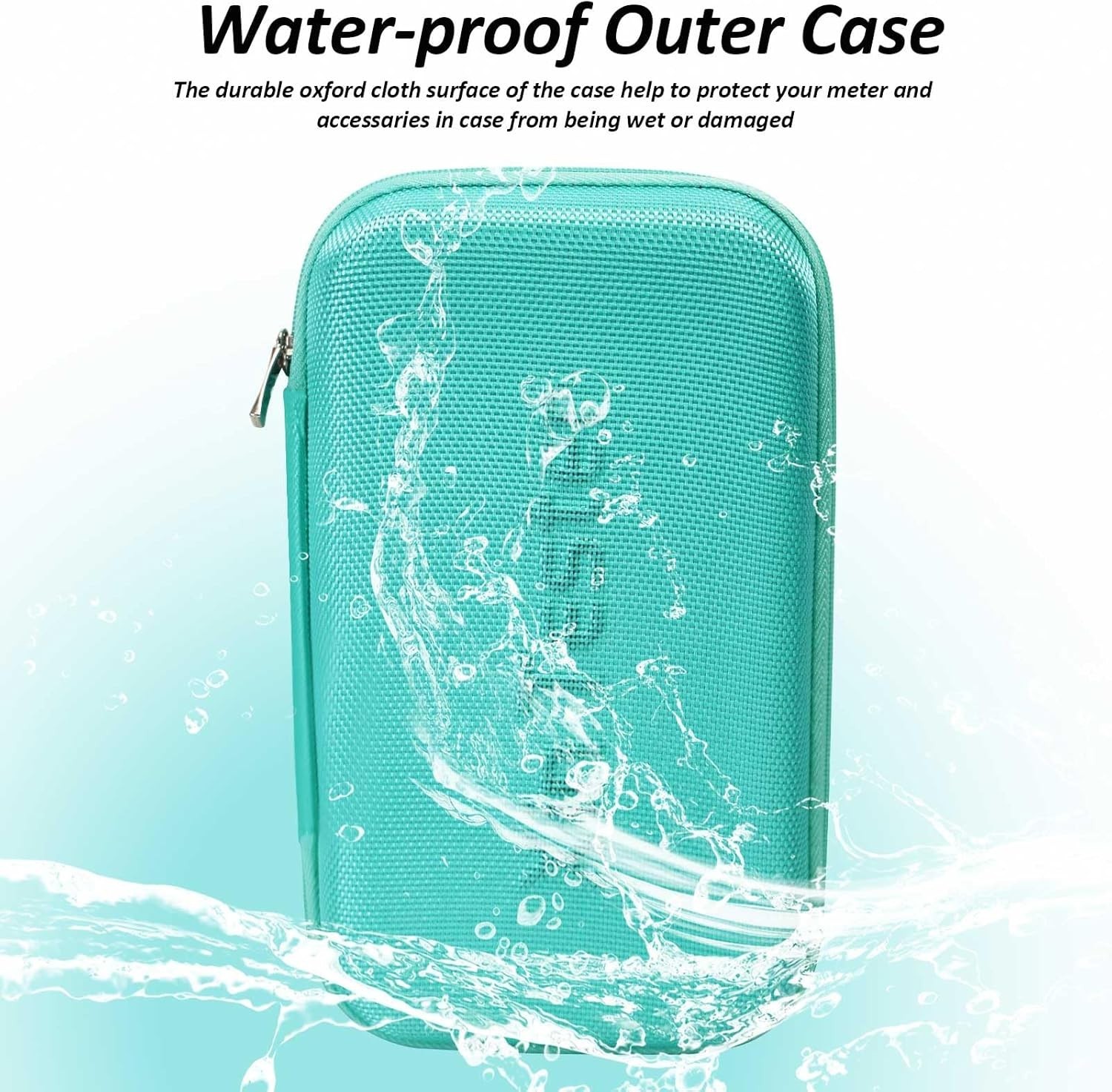 Waterproof EVA Tool Case 8.3” for Multimeter & Digital Testers – Elegant Green