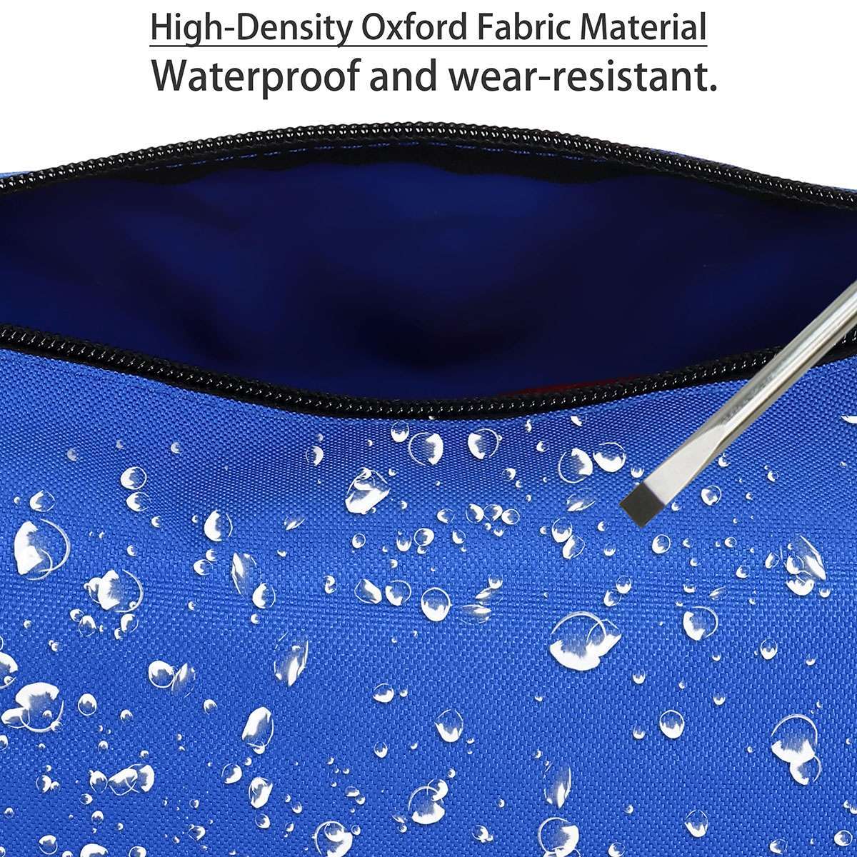 Oxford Cloth Tool Pouch Bag Zipper Small Multipurpose Organizer Pouch Heavy Duty