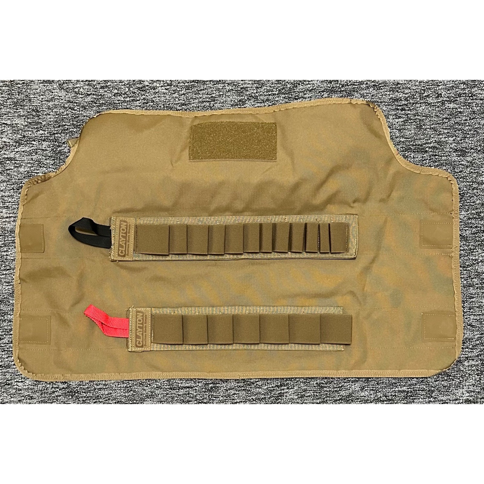 Clayton Dustless Made Simple Coyote Brown 30″x19″ Standard SAE Socket Tool Roll