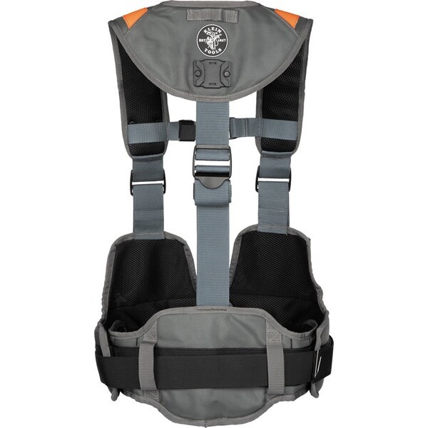 Klein Tools 55828Mb Tool Vest, Modbox, Gray, Ballistic Nylon, 4 Pockets