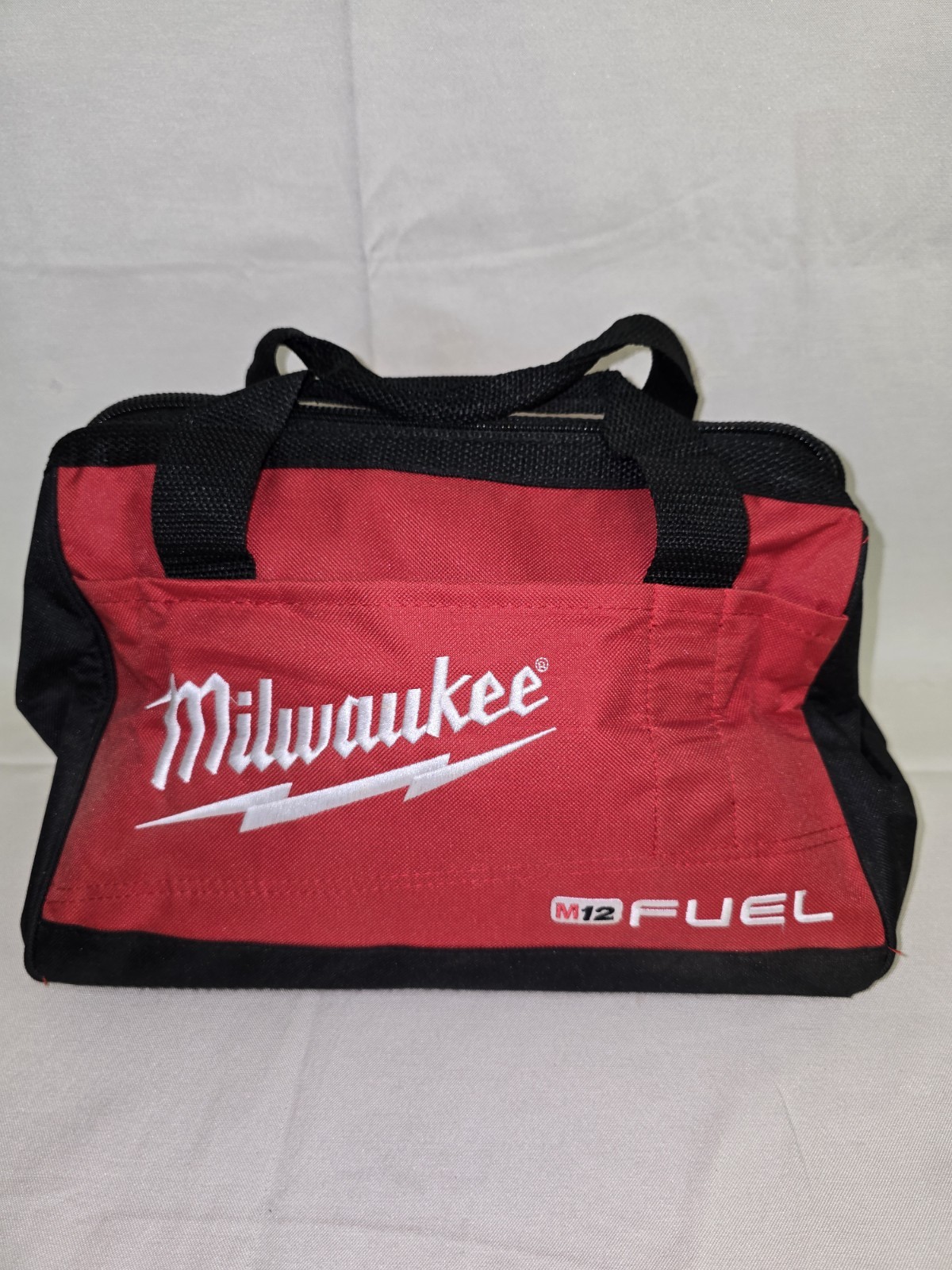 MILWAUKEE FUEL M12 POWER CANVAS TOOL BAG HEAVY DUTY CONTRACTORS FOR DRILL IMPACT