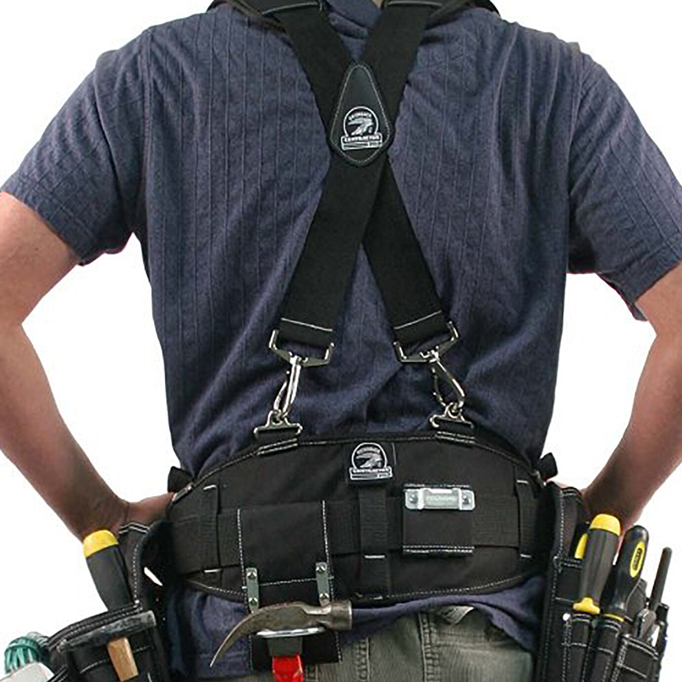 Gatorback B140+B606, Carpenters Tool Belt & Suspenders Combo. Sizes (S – 3XL)
