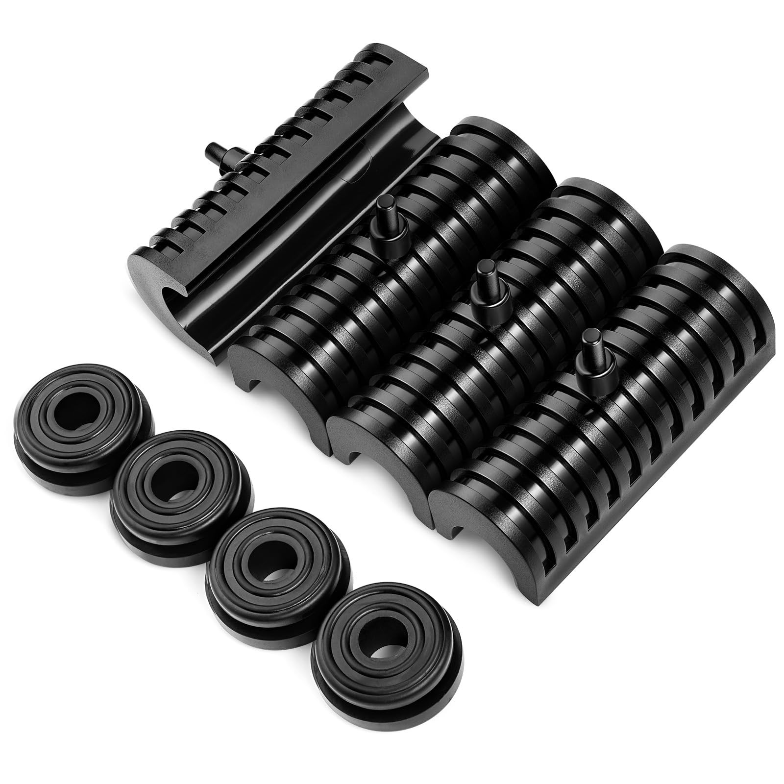 Rubber Mounts Support Cushion Hard Saddle Bags Saddlebag Fit for Harley