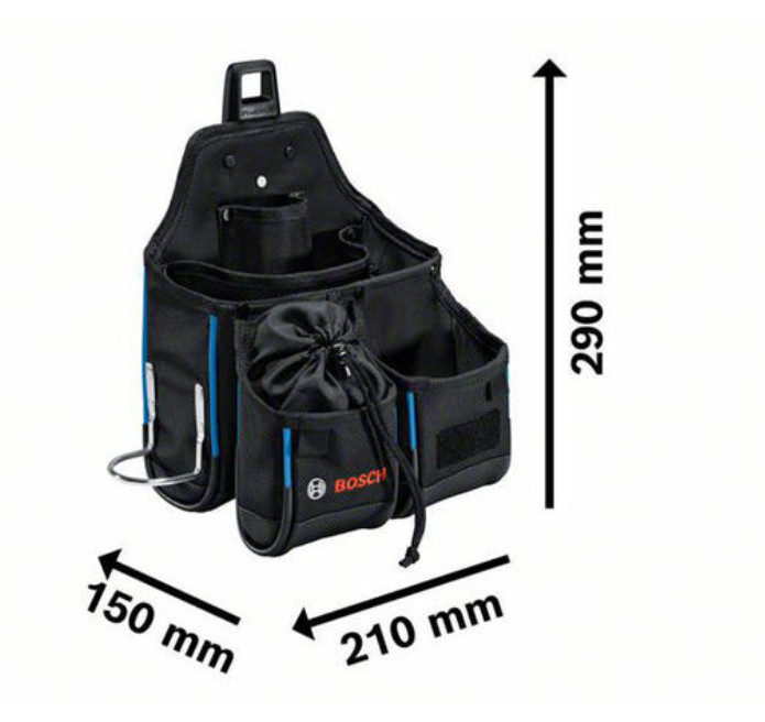 Bosch Professional Tool Belt 93 Pouch Set | Ergonomic Fit | Genuine NEW