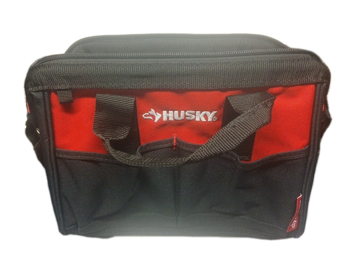 Husky 12 in Tool Bag 4 Pocket Zippered Top Water Resistant New W/O Tag