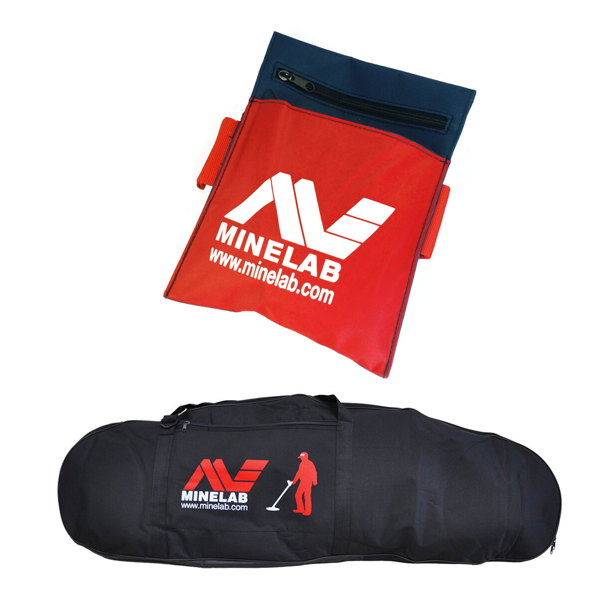 Minelab Extra Large Padded Carry Bag and Treasure Tool Pouch Bag Tough Canvas