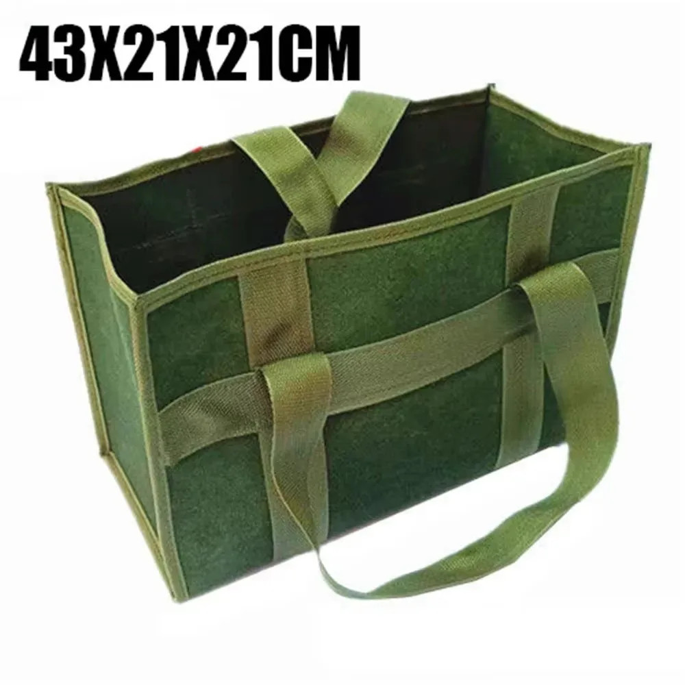 High Strength Handheld Tool Bag Portable Canvas Garden Storage Bag Lightweight D