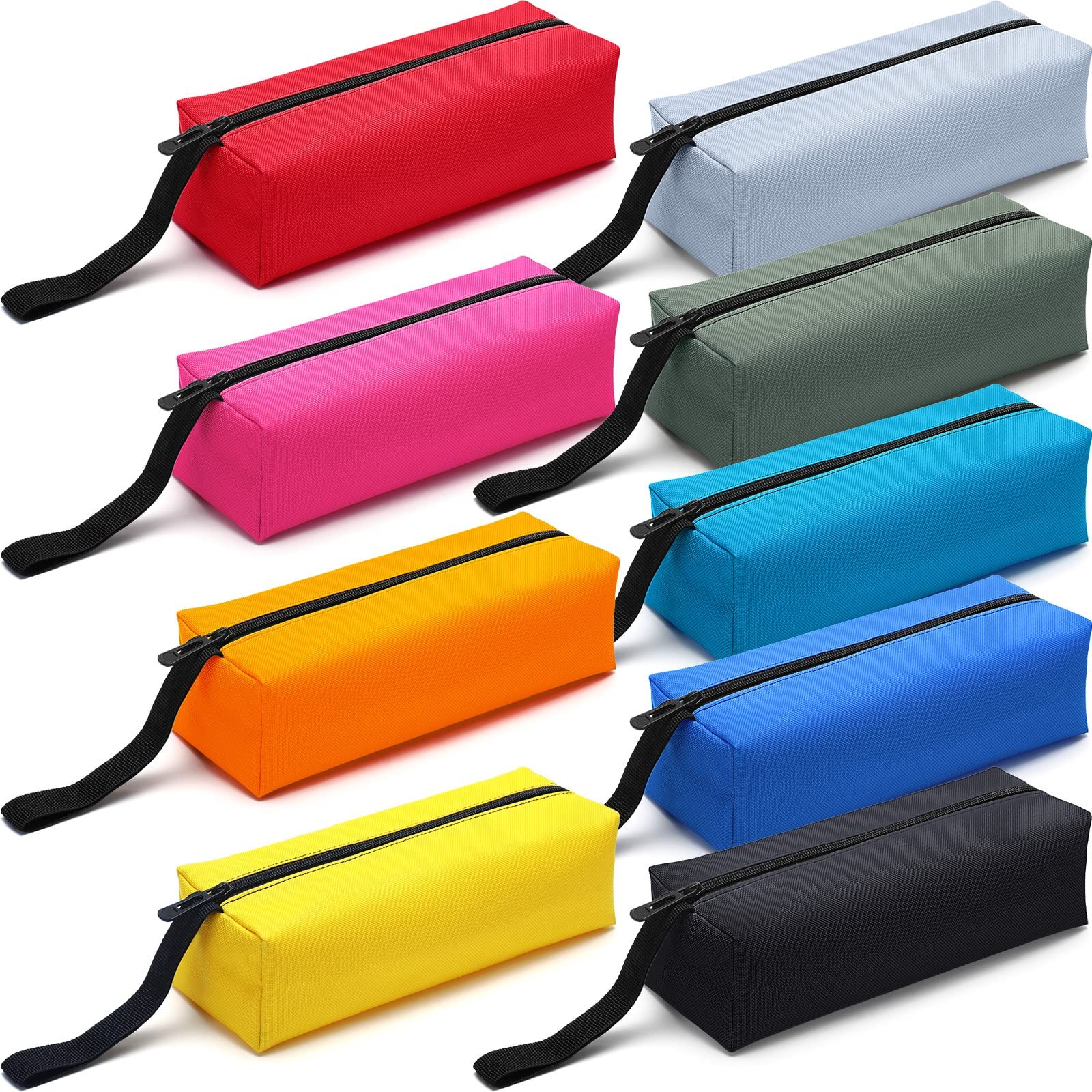 9 Packs Small Tool Pouch Zipper Tool Bags Canvas Waterproof Versatile Hand Zi…