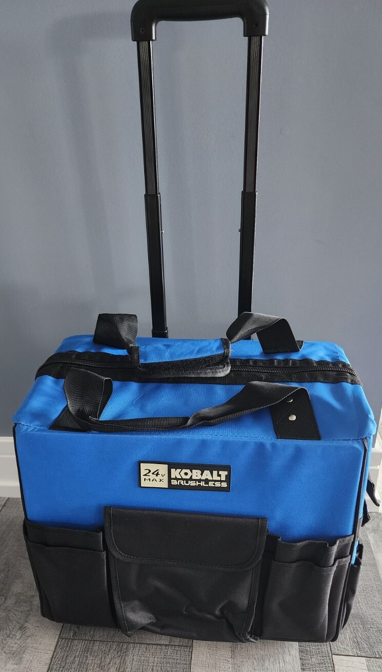 New Kobalt 17″x 14″ x 10″ Rolling Tool Bag with Handle