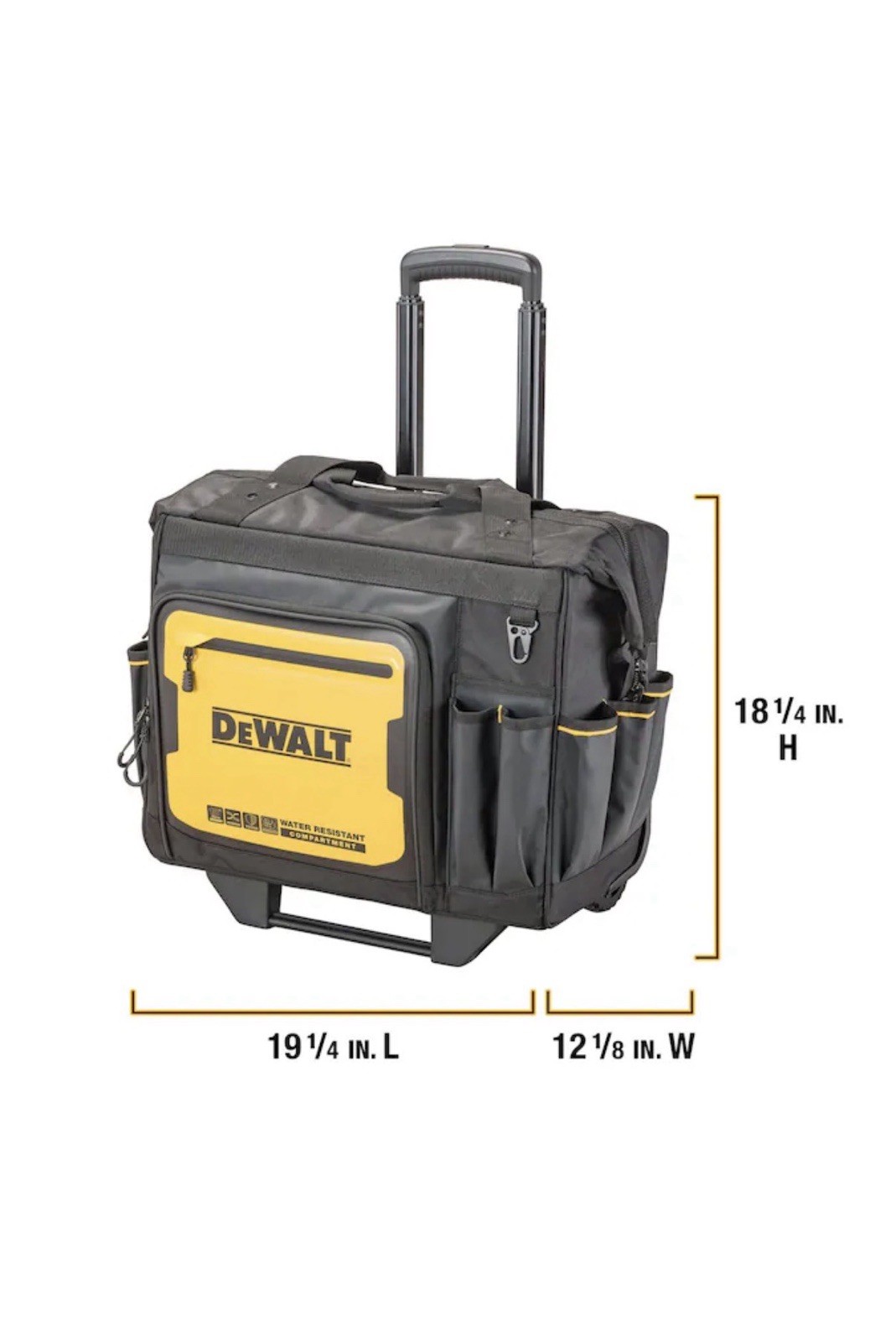 DEWALT DWST560107 Black – Yellow Polyester 12.125-in W × 18.25-in D × 19.25-in