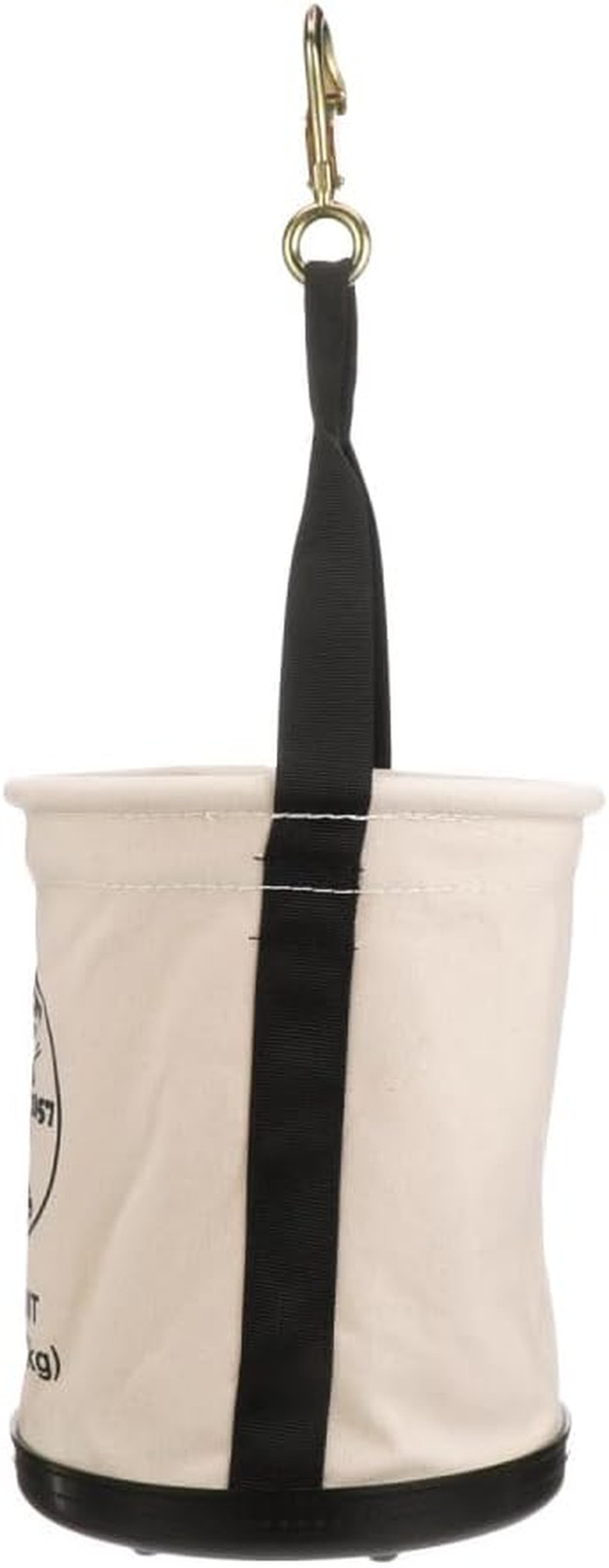 Durable 5109SLR Canvas Tool Bucket with Drain Holes, 150-Pound Capacity