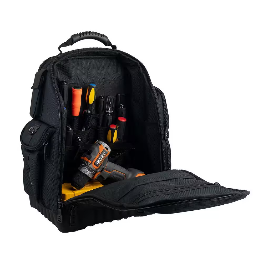 17 In. Destroyer Tech Pack Backpack Tool Pack with 34 Total Pockets