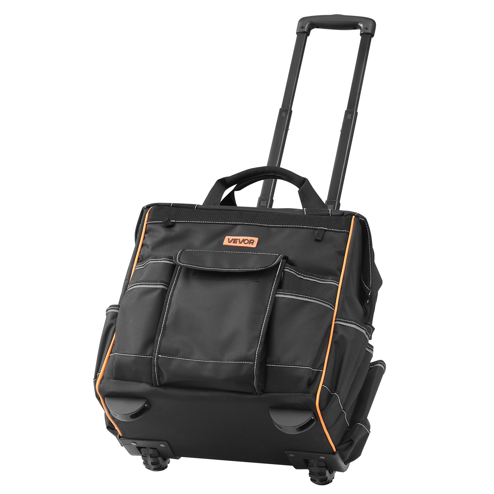 VEVOR Rolling Tool Bag 25 Pockets Heavy Duty Roller Tool Bag on Wheels