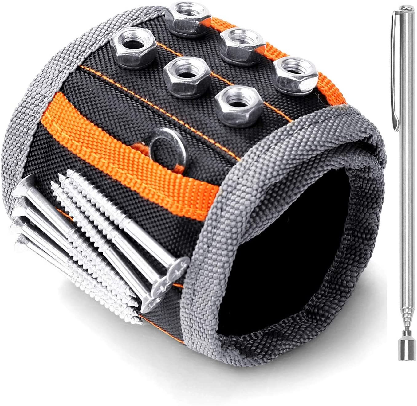 Magnetic Wristband, Stocking Stuffers, Gifts for Men, Premium Tool Belt for Hold