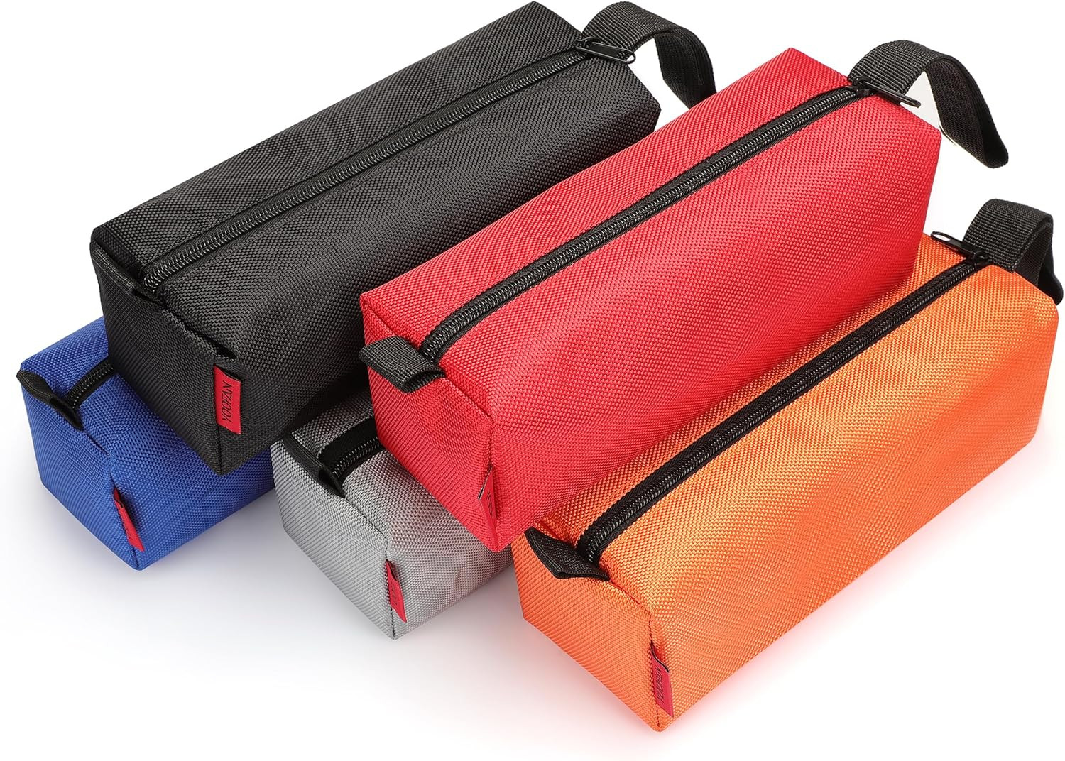 Tool Bags – 5 Packs of Heavy Duty Tool Pouches with Zipper, Made with 1680D Oxfo