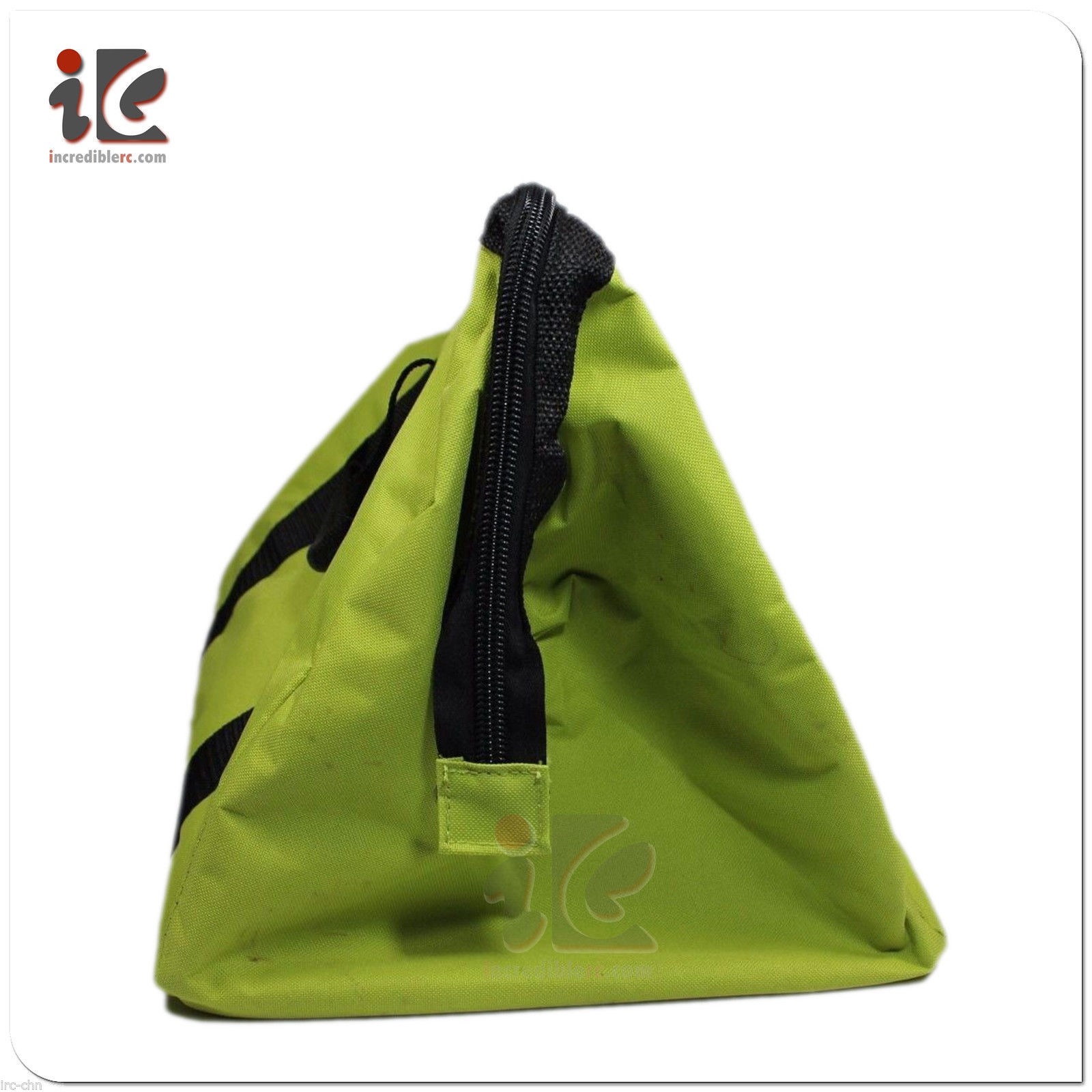 Ryobi Contractors Canvas One Green Wide-Mouth Larger Tool Bag 18x14x12 Inch