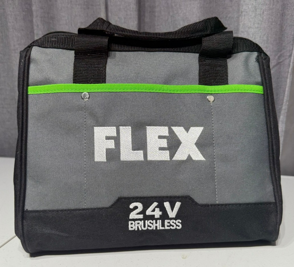 FLEX Canvas Power Tool Bag – Roughly 12″L x 8″ W x10″ T – Brand New
