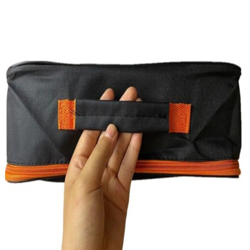 Multifunctional Metal Tool Bag Waterproof Oxford Canvas Storage Case Organizer