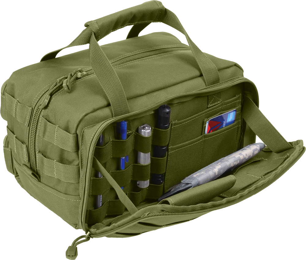 Olive Drab Tactical Mechanics Tool Bag MOLLE Carry All Day Work Gear Bag