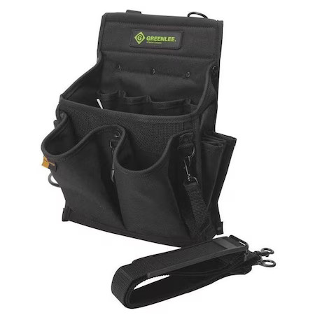 Greenlee 0158-15 Tool Caddy, Cordura, Black, 20 Pockets, 10″