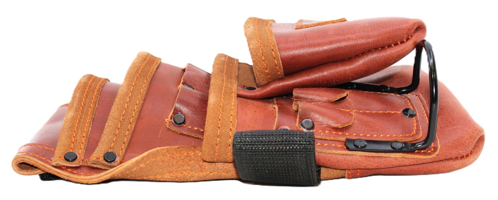 Heavy Duty Grain Leather Tool Pouch Set carpenter, Electrician, Belt & Hooks