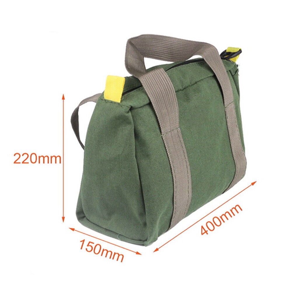 Waterproof Tool Pouch Bag Portable Storage Toolkit Hand Heavy Case Canvas Duty