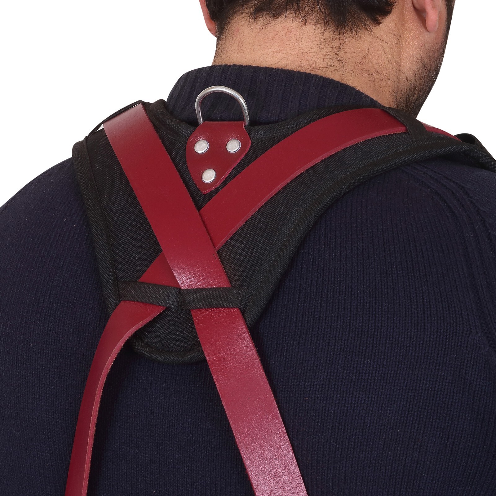 TRUTUCH Nylon and Leather Tool Belt with Leather Work Suspender | Electrician