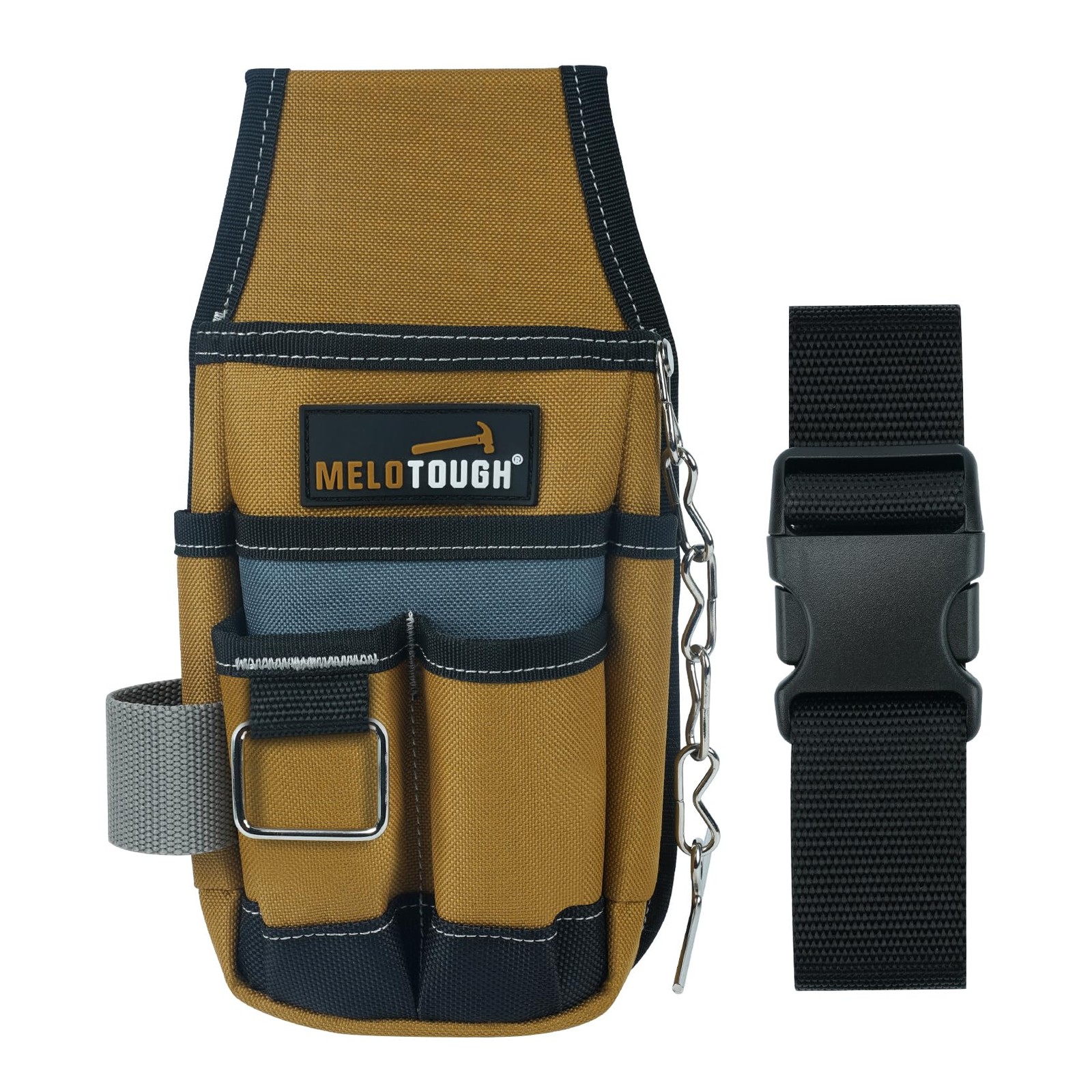 MELOTOUGH Pocket Tool Pouch Tool Belt Pouches with Belt Clip Utility Mini Too…